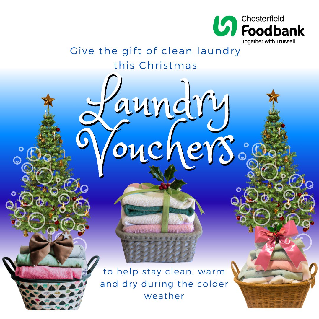You can help raise money for Chesterfield Foodbank by donating online #JustGiving justgiving.com/campaign/laund…