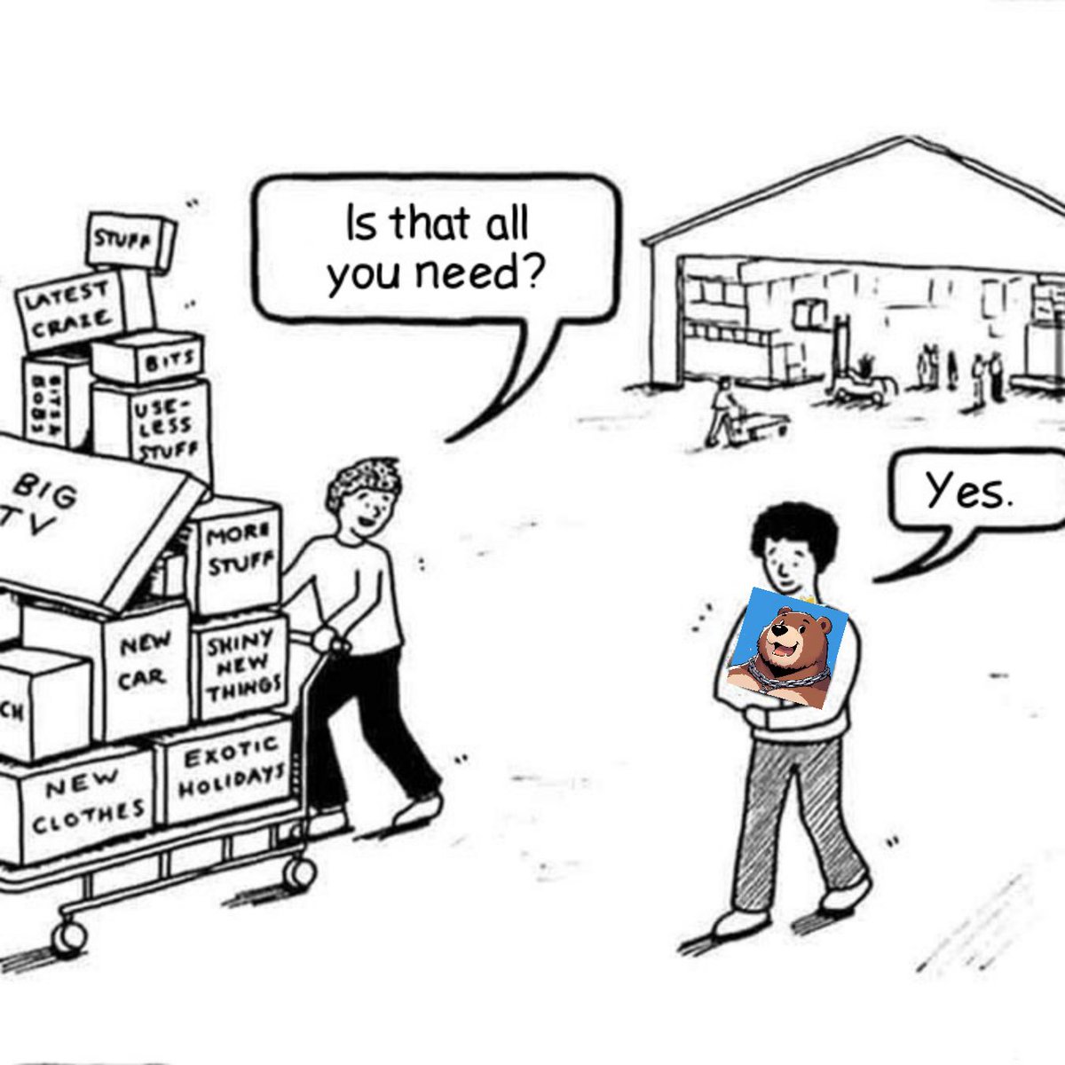 Sometimes, it’s not about having more, but appreciating what you already have. 

#Vozozy #Berachain #Memecoin