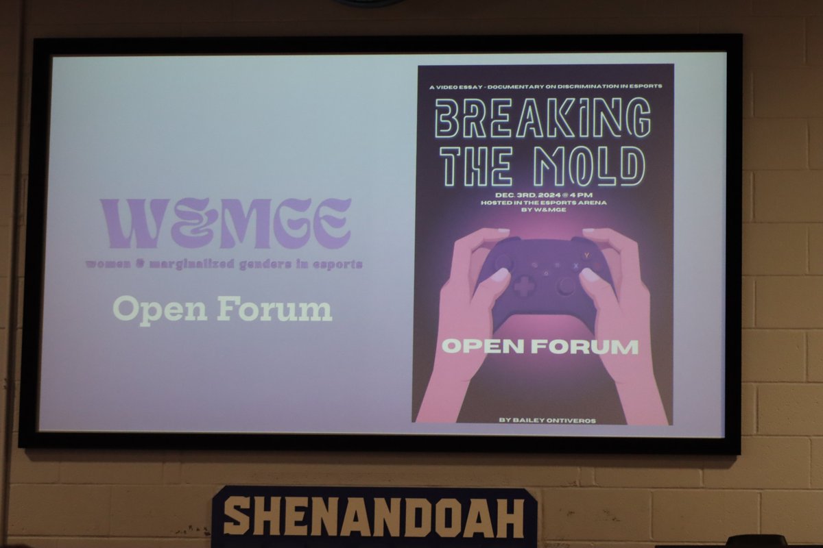 ShenUesports's tweet photo. Today, our Women and Marginalized Genders in Esports Club presented "Breaking The Mold" 🎥

This documentary showcases the experiences for Women and Marginalized Genders across the esports industry and explores how we can continue to create a more inclusive space!

#BeyondGaming https://t.co/BoeW197CmU