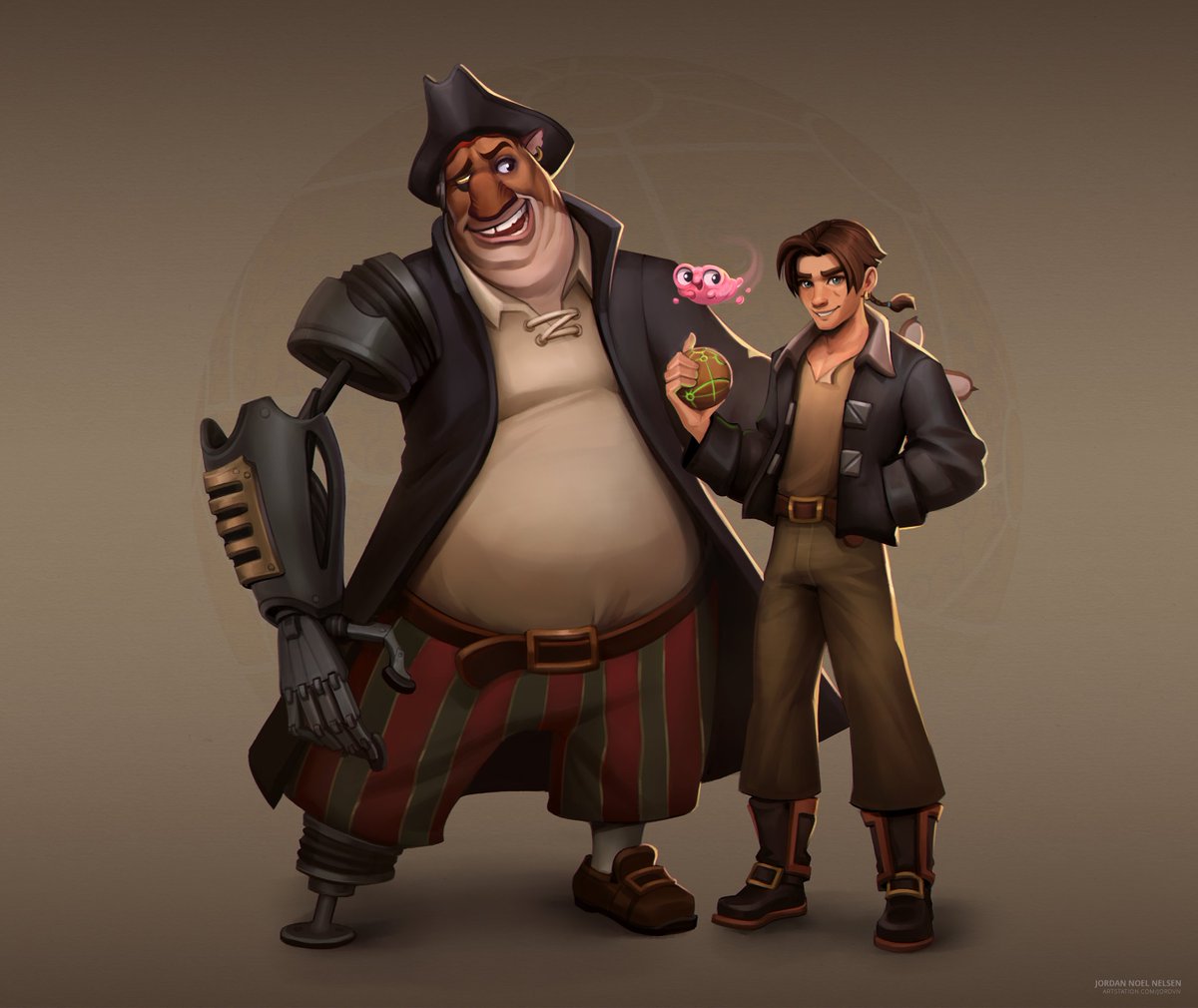 "Look at you, glowing like a solar fire."  

Treasure Planet - John Silver, Jim Hawkins &amp; Morph 🪐