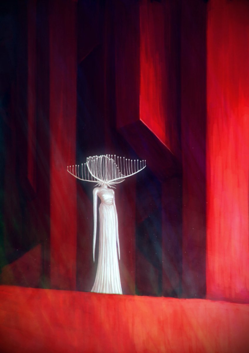 Paintings by Japanese artist Suguru Tanaka