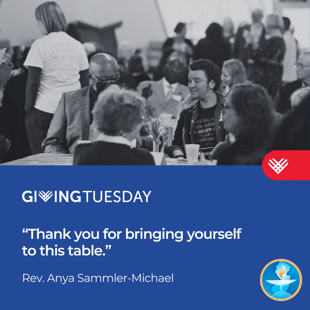 Today is #GivingTuesday! Thank you to everyone who has contributed. ❤ If you believe in the value of the work we can only do together, please join us at: uufaithaction.org/givingtuesday-…