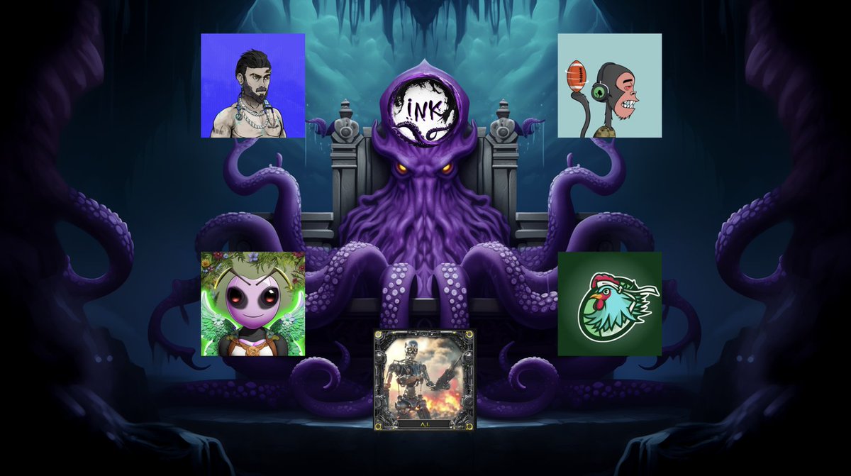 xKingNFTx 🐙👑 (@xkingnftx) on Twitter photo Join our <a href="/zealy_io/">Zealy</a> & <a href="/zealysprints/">Zealy Sprints</a> : zealy.io/cw/official-xk…
1 XP = 1 $INK 🫧
Hold $INK and be eligible to the December Raffle
Prizes :
1 SubjectX from <a href="/ProjectX_DAO/">Project X 🧬</a>
1 OAG from <a href="/OddApesGang/">Odd Apes Gang</a> / <a href="/evcyborgs/">E.V Cyborgs</a>
1 AntsXtra from <a href="/xAntsGame/">xAntsGame</a>
1 xRooster from <a href="/xRoosters/">xRoosters ⚡🐓</a>
1 xSiege from Join our <a href="/zealy_io/">Zealy</a> & <a href="/zealysprints/">Zealy Sprints</a> : zealy.io/cw/official-xk…
1 XP = 1 $INK 🫧
Hold $INK and be eligible to the December Raffle
Prizes :
1 SubjectX from <a href="/ProjectX_DAO/">Project X 🧬</a>
1 OAG from <a href="/OddApesGang/">Odd Apes Gang</a> / <a href="/evcyborgs/">E.V Cyborgs</a>
1 AntsXtra from <a href="/xAntsGame/">xAntsGame</a>
1 xRooster from <a href="/xRoosters/">xRoosters ⚡🐓</a>
1 xSiege from