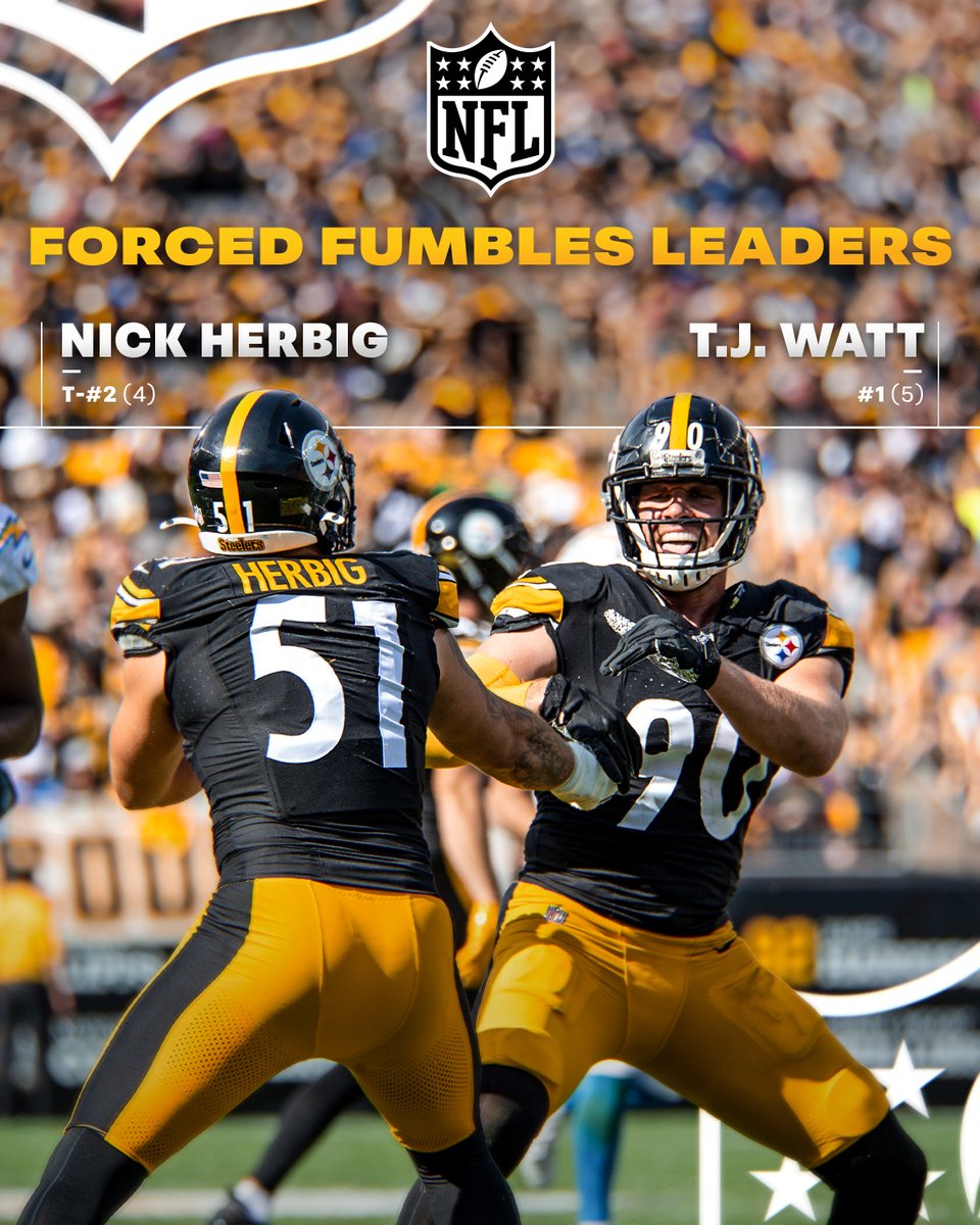 steelers's tweet image. One-two punch 🥊

@_TJWatt | @nickherbig_