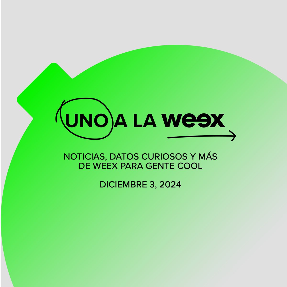 weexmx's tweet photo. 🎄¡2do día de diciembre y ya nos pusimos el sueter!🎅🏼
🌟Les traemos la mejor guía para actividades en diciembre y datos curiosos para parecer intelectual en la cena navideña💚
#Weex #Telefonía #Prepago #NoticiasFelices #Entretenimiento #NavidadCDMX #TresReyesMagos #Top100Albums https://t.co/uEnN3ZS3mo