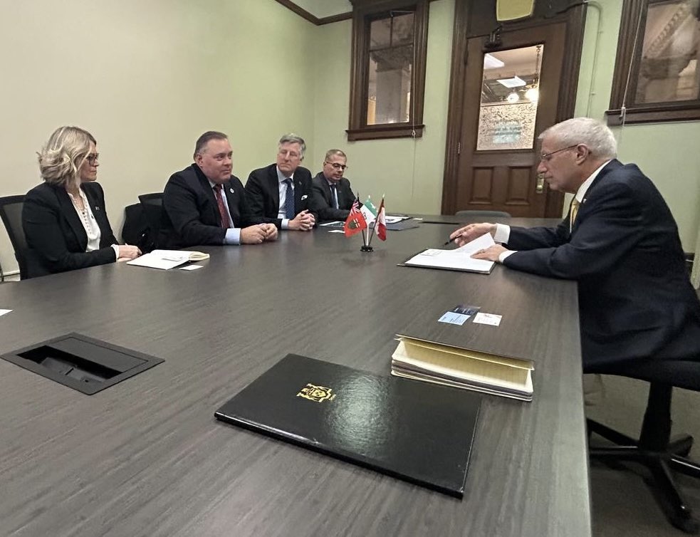 Great meeting with <a href="/atkinsrealis/">AtkinsRéalis</a> and <a href="/CanduEnergy/">CANDU Energy</a> at #QueensPark. 

Thank you for the productive conversation about the long history of CANDU technology in Ontario and the medical isotope future ahead.