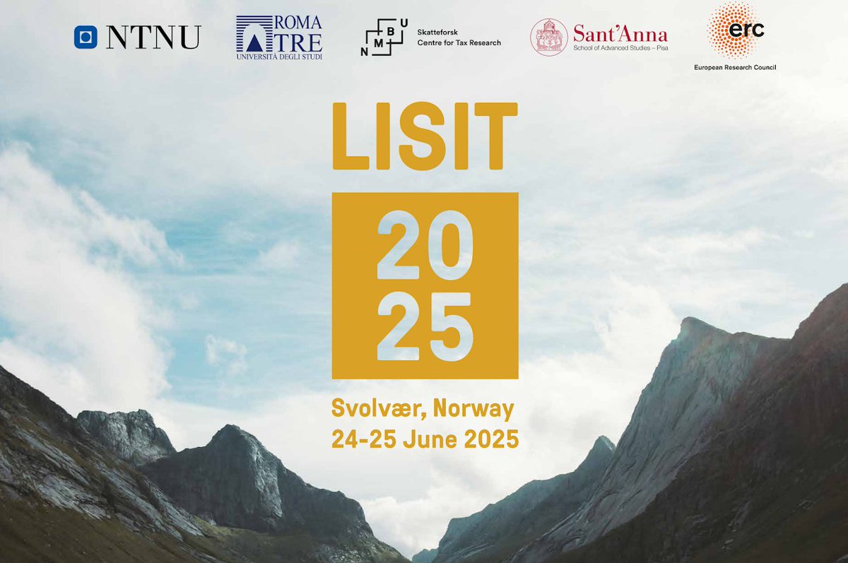 Svolvær, Norway 24-25 June 2025

The Lofoten International Symposium on Inequality and Taxation will take place at Thon Hotel Svolvær, in the attractive Lofoten islands, Norway, on Tuesday 24th and Wednesday 25th June 2025.