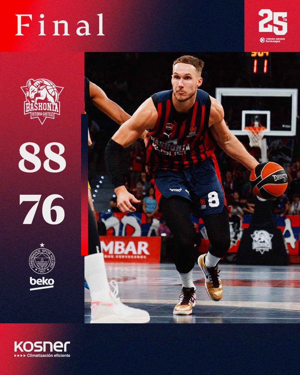 Baskonia's tweet photo. BAAAAAAAAAAIIIIIIIIIII 🥳🥳🥳 BESTE GARAIPEN BAT @EuroLeague-N

6⃣. ✅ GUREA DA 💪💪💪💪

#GoazenBaskonia https://t.co/iLUgtyusLW