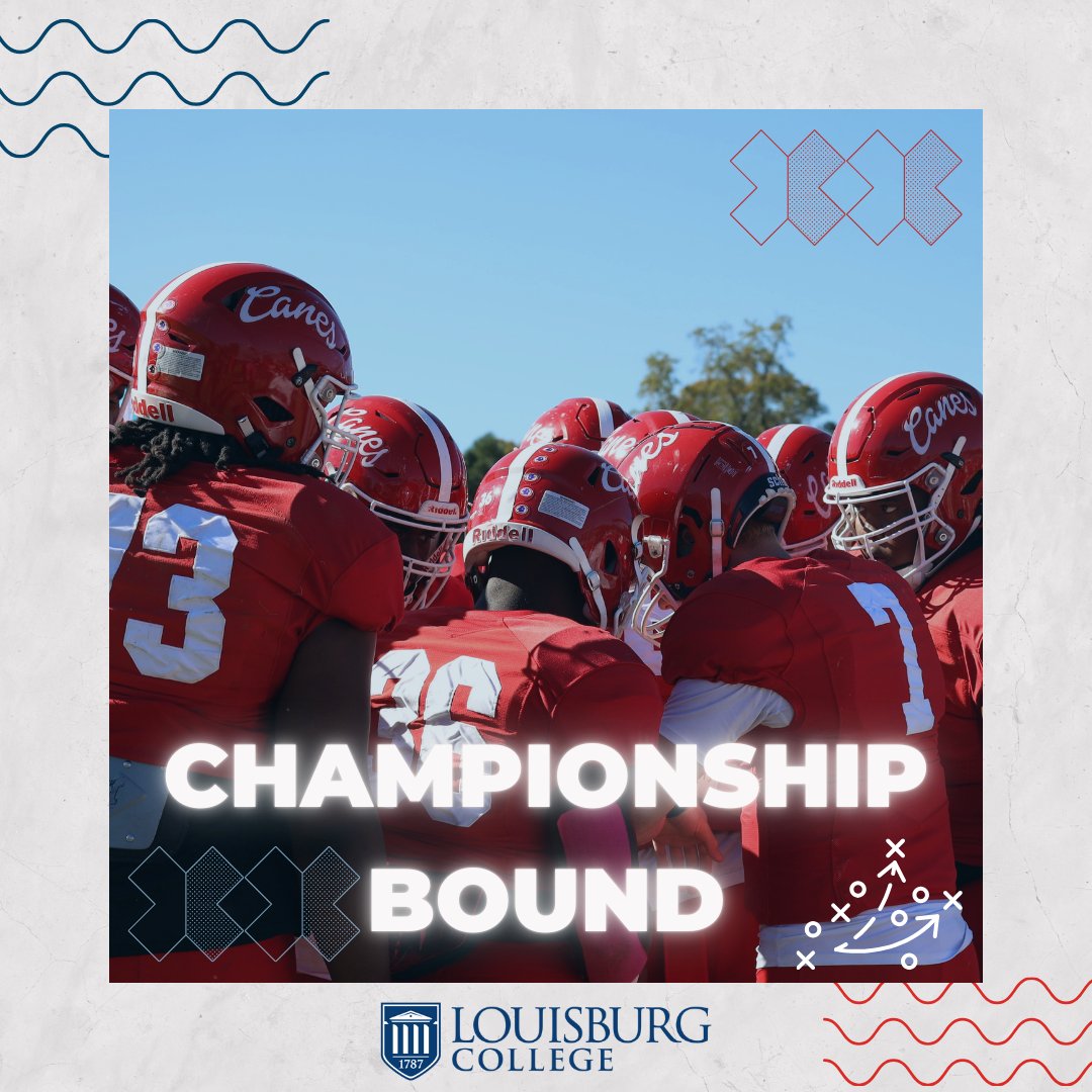 LC Football makes their FIRST EVER appearance at the NJCAA DIII National Championship this Saturday, 'Canes! The team leaves campus tomorrow at 5:00 a.m.

Don't forget to tune in!

#LouisburgCollegeFootball #LCSuccess <a href="/TrayABC11/">Travon Miles</a> <a href="/WRALSportsFan/">WRALSportsFan</a>