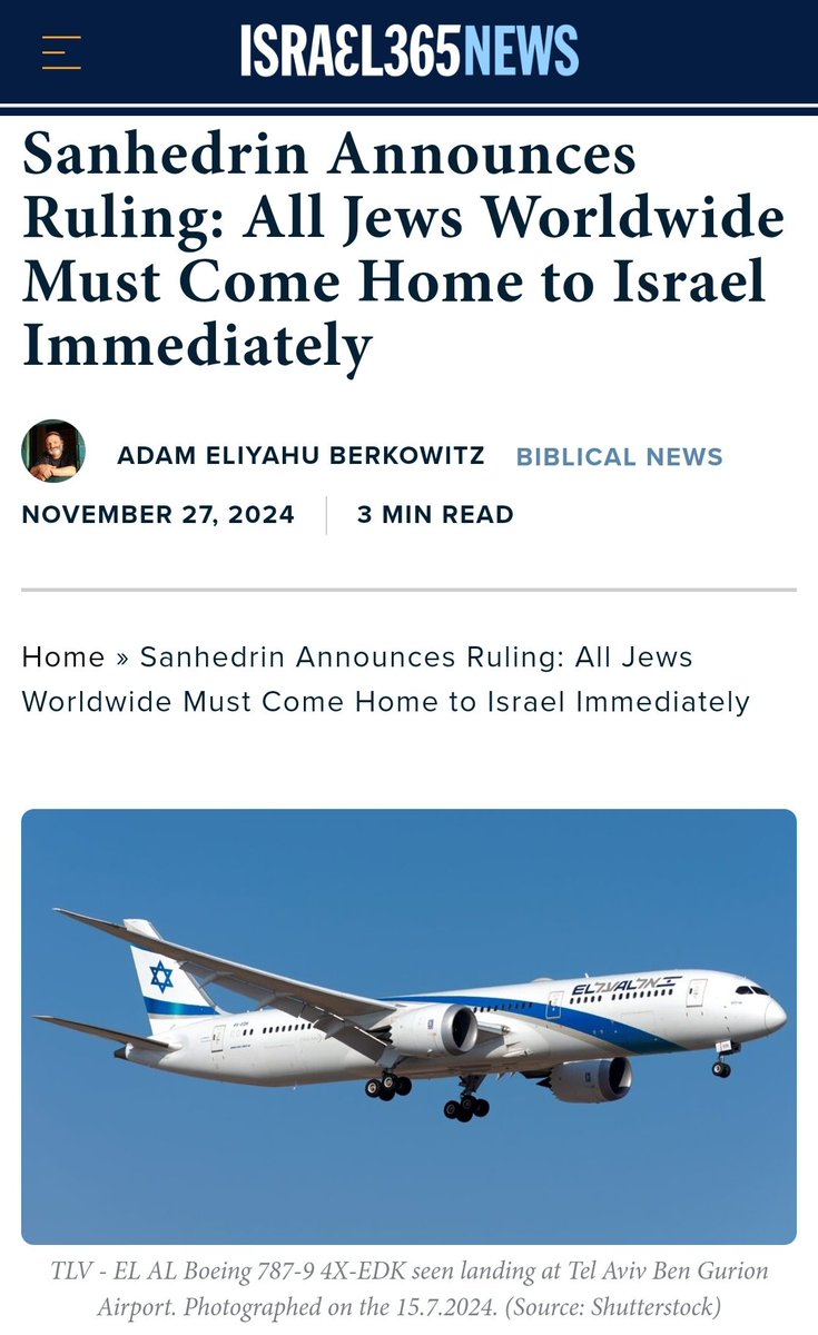 TheOfficial1984's tweet image. 🚨ATTENTION ALL jEWS🚨
The nascent Sanhedrin in Jerusalem has made an official ruling, calling on jews outside of Israel to come home.

Don&apos;t let the door hit you on the way out.✌️
