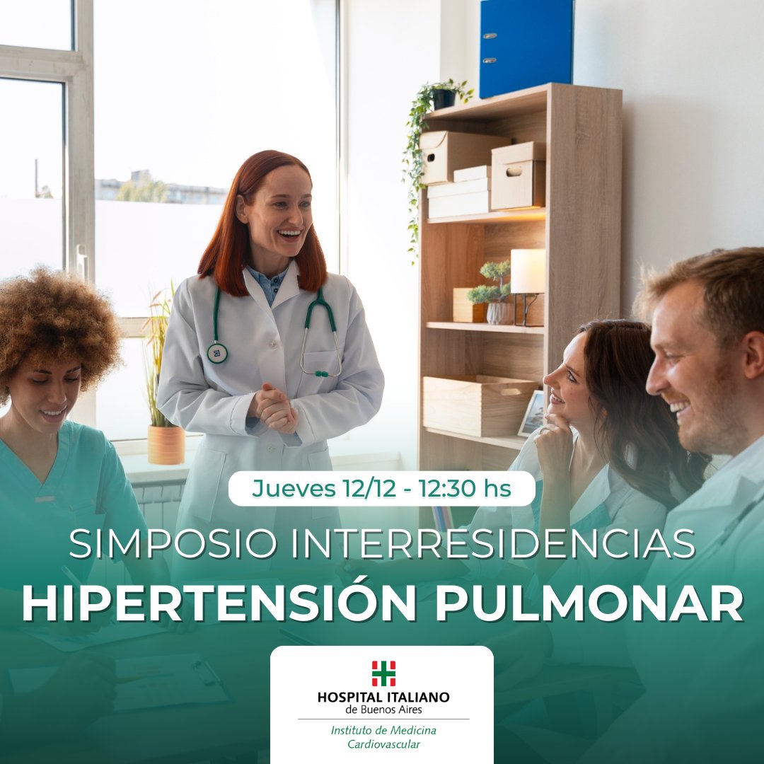 IMedCV Hospital Italiano (@imedcv) on Twitter photo 🫀 SIMPOSIO INTERRESIDENCIAS 🫀
🩺 Temas: Hipertensión Arterial Pulmonar y Hipertensión Tromboembólica Crónica
👨⚕️Director: Dr. <a href="/BluroIgnacio/">Ignacio Bluro 🇦🇷</a>
👩⚕️ Coordinadores: Dra. Natalia Pellegrini - Dr. Juan María Iroulart
🔗 ¡No te lo pierdas! Inscribite acá: us02web.zoom.us/j/86451382443?… 🫀 SIMPOSIO INTERRESIDENCIAS 🫀
🩺 Temas: Hipertensión Arterial Pulmonar y Hipertensión Tromboembólica Crónica
👨⚕️Director: Dr. <a href="/BluroIgnacio/">Ignacio Bluro 🇦🇷</a>
👩⚕️ Coordinadores: Dra. Natalia Pellegrini - Dr. Juan María Iroulart
🔗 ¡No te lo pierdas! Inscribite acá: us02web.zoom.us/j/86451382443?…