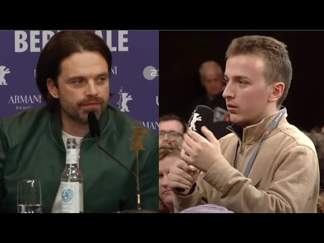 amandaferd_psic's tweet photo. Sebastian Stan hizo un gesto de desaprobación cuando escuchó la pregunta y le dijo:
“Voy a tener que llamarte la atención por tu desafortunada elección de palabras.

No creo que la palabra ‘Bestia’ sea la correcta, y precisamente la película trata de enseñarnos eso ” https://t.co/V1qybrMBoK