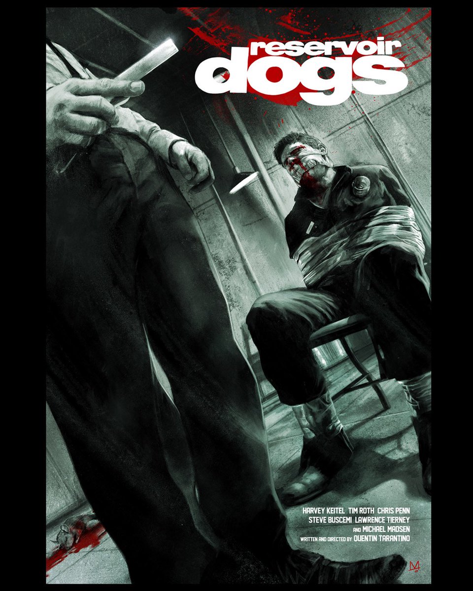 DaveMerrell (@davemerrell) on Twitter photo New work for the continuing #Tarantino series with the wonderful guys at #bottleneckgallery
Reservoir Dogs
Regular > Variant
Available now at <a href="/BottleneckNYC/">Bottleneck Gallery</a>
#quentintarantino #tarantino #reservoirdogs #movieposter #alternativemovieposter #illustration #poster New work for the continuing #Tarantino series with the wonderful guys at #bottleneckgallery
Reservoir Dogs
Regular > Variant
Available now at <a href="/BottleneckNYC/">Bottleneck Gallery</a>
#quentintarantino #tarantino #reservoirdogs #movieposter #alternativemovieposter #illustration #poster