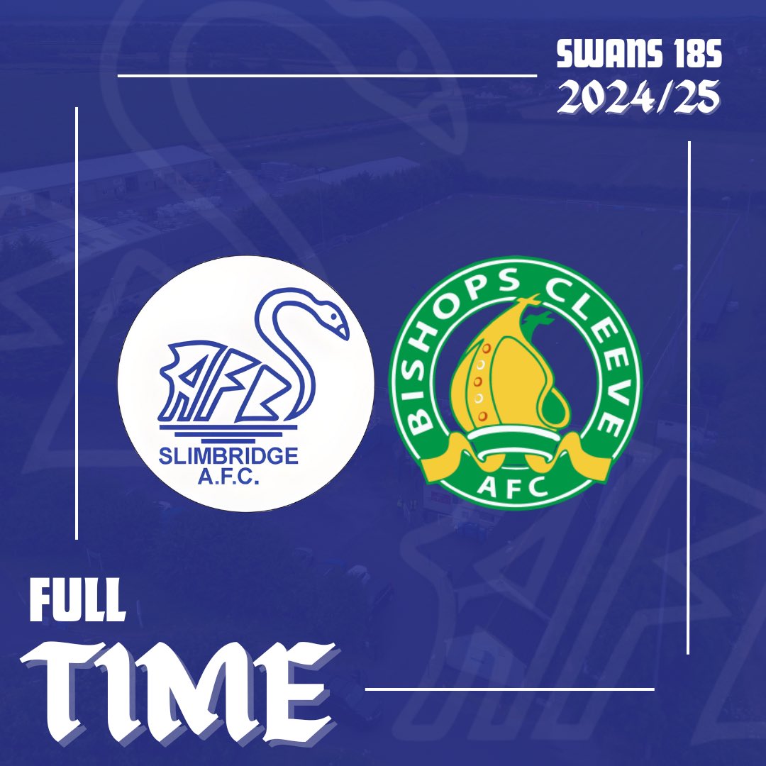 Slimbridge18s's tweet photo. FT: Slimbridge AFC U18 5-0 Bishops Cleeve U18

A brilliant result for the Swans at Thornhill Park tonight! 

Goals from Kieran Bennett, Marley Johnson, Archie Howarth, and Freddie Harris X2. ⚽️

#UpTheSwans🦢 https://t.co/eShf64X1bg