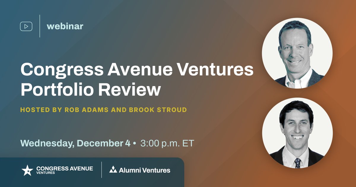 Congress Avenue Ventures tweet media