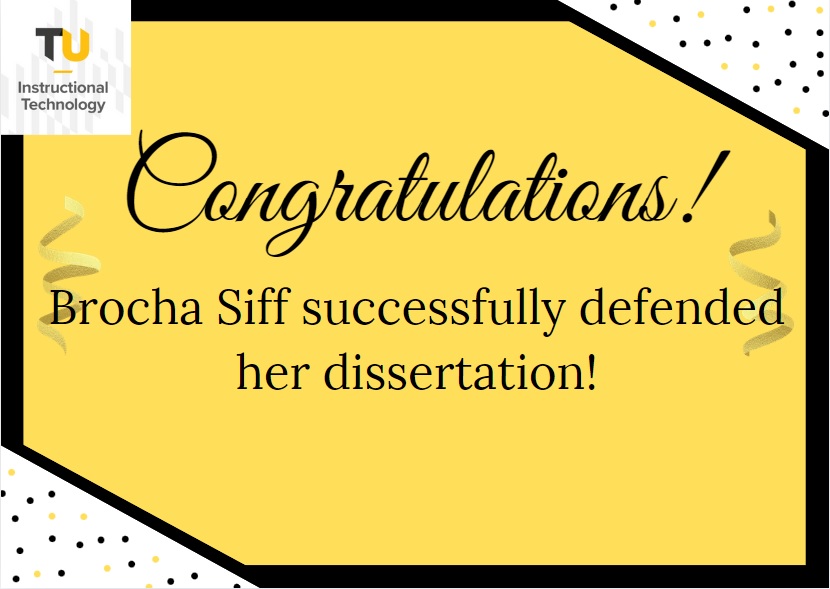 Congratulations to Brocha Siff for defending her dissertation "Secondary Teachers' Perceptions of Attrition and Retention Factors: Comparing Mathematics Teachers to Teachers of English."