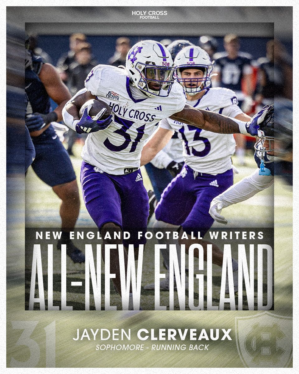 Holy Cross Football (@hcrossfb) on Twitter photo 3⃣ Crusaders earned 2024 All-New England honors! 🏆
<a href="/FrankieMonte5/">Frankie Monte</a>
<a href="/JacobPetersen48/">Jacob Petersen</a>
<a href="/JaydenClerveau1/">Jayden Clerveaux</a>
tinyurl.com/y5df842d
#GoCrossGo 3⃣ Crusaders earned 2024 All-New England honors! 🏆
<a href="/FrankieMonte5/">Frankie Monte</a>
<a href="/JacobPetersen48/">Jacob Petersen</a>
<a href="/JaydenClerveau1/">Jayden Clerveaux</a>
tinyurl.com/y5df842d
#GoCrossGo
