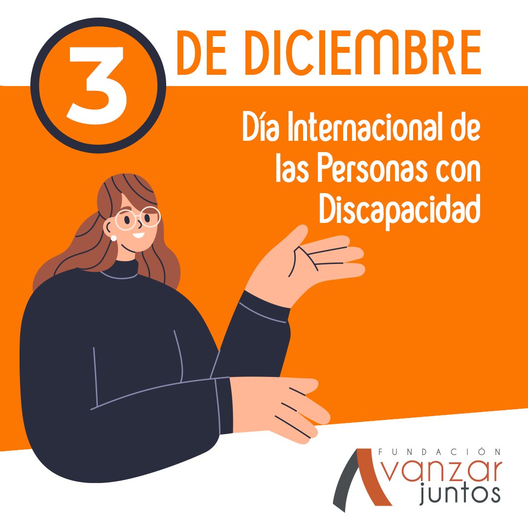 Fund_Avanzar's tweet photo. 🌟 Hoy es el Día Internacional de las Personas con Discapacidad 🌟En Fundación Avanzar Juntos promovemos la inclusión laboral porque todos tenemos algo único que aportar. 💼✨

👫 Construyamos juntos un mundo más inclusivo.
#DíaInternacionalDeLaDiscapacidad #InclusiónLaboral https://t.co/va7rRxpnUf
