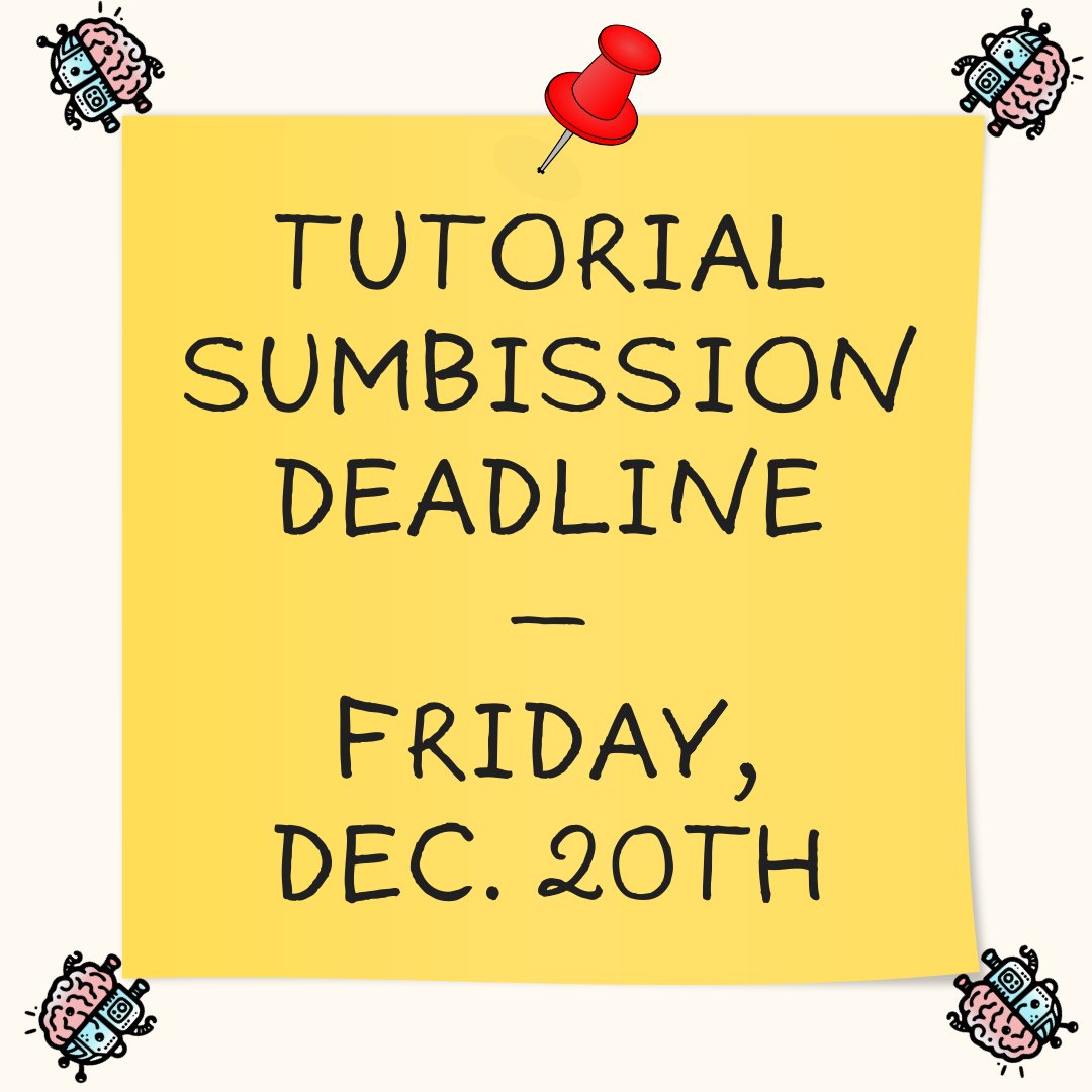 📷 Calling all experts! 📷
We're seeking tutorial proposals for topics on "learning and decision-making over time to achieve a goal"
Help foster cross-disciplinary exchange at RLDM 2025!
📷 Deadline: December 20th
📷 Learn more &amp; apply: rldm.org/call-for-tutor…