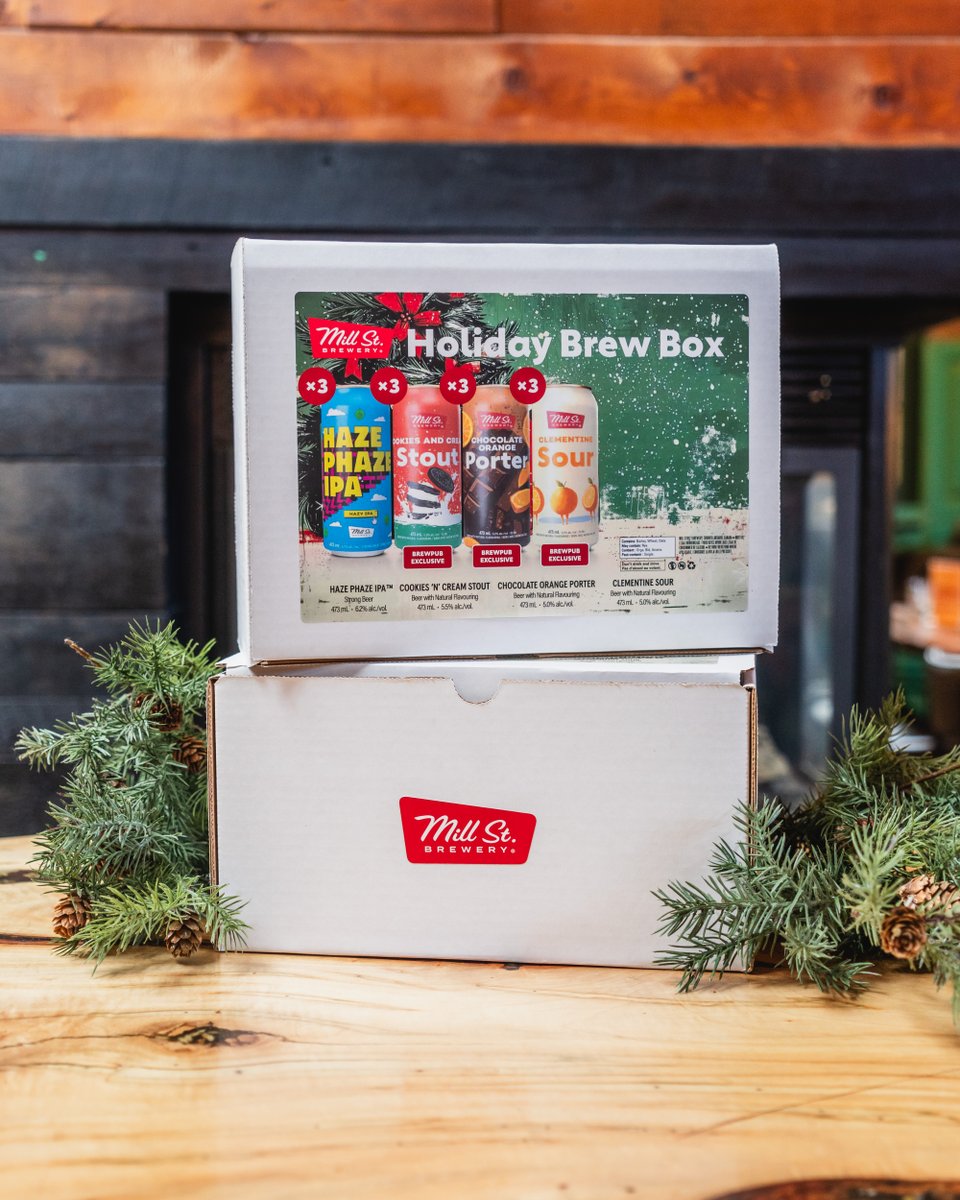 Unwrap the holidays with our exclusive Holiday Brew Boxes! Featuring festive holiday brews and Haze Phaze IPA, it's the ultimate gift. Cheers to a hazy, hoppy holiday season! Available now at our Toronto and Ottawa brewpubs, as well as for home delivery.
