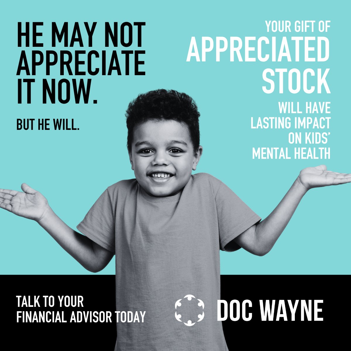 DocWayneDtG's tweet image. Gifting Appreciated Stock: A Win-Win for Tax Planning and Mental Health! Reduce taxes while funding youth mental health programs. docwayne.org/donate-appreci…

#GivingTuesday #AppreciatedStock #Philanthropy #MentalHealthMatters #DocWayne