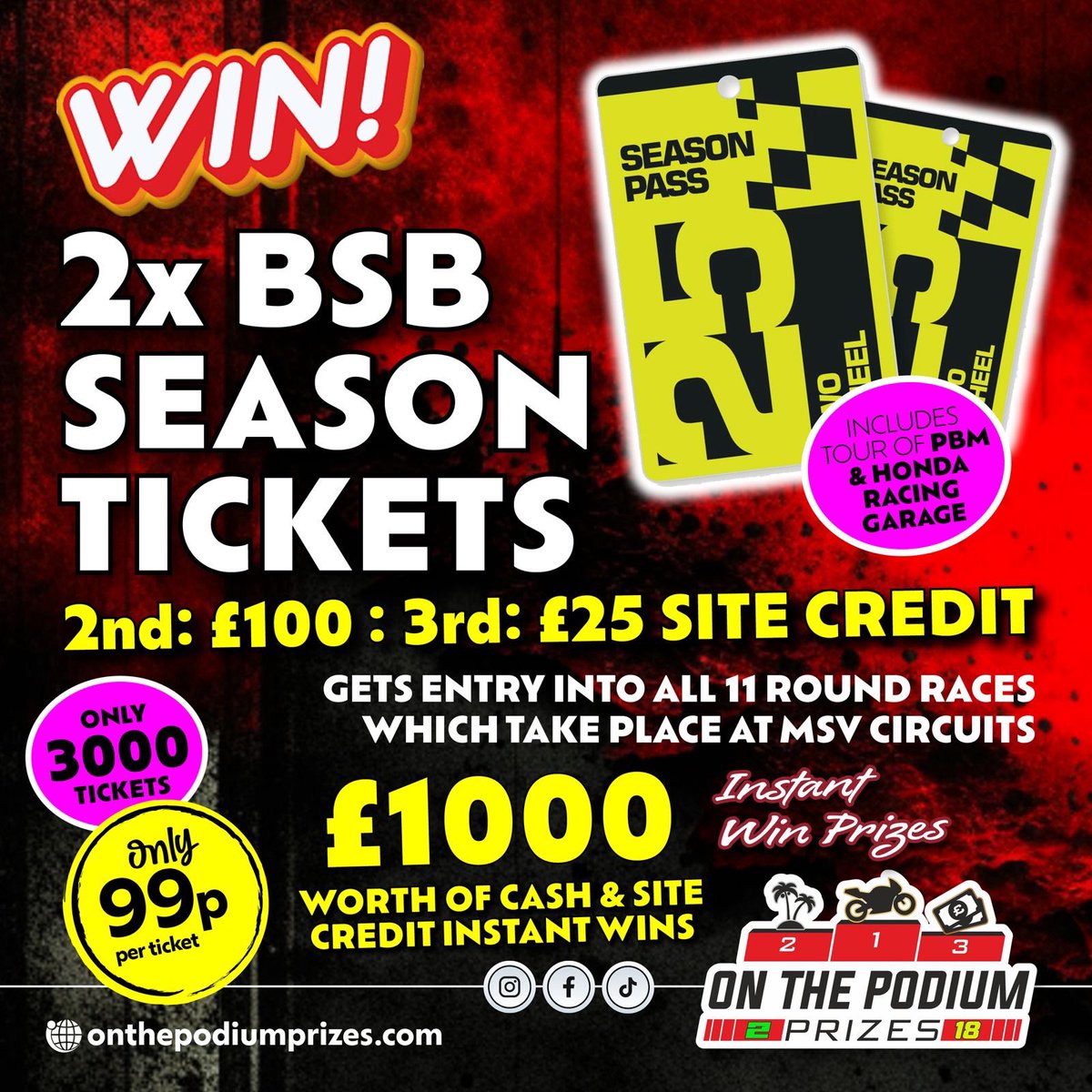 2 BSB season passes for 99p??  You got to be in it to win it!!! 

onthepodiumprizes.com/product/win-2-…