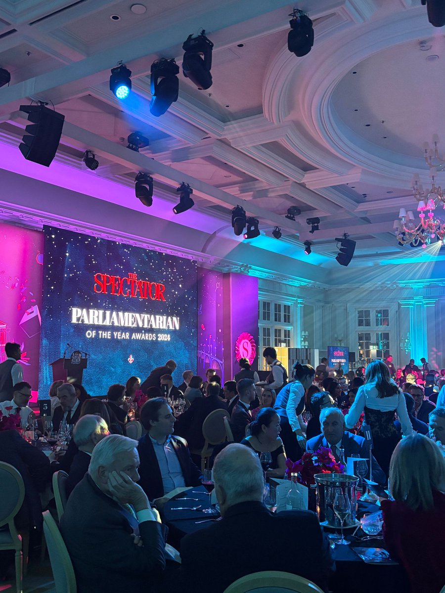 SpectatorEvents's tweet image. 🎉We’re excited to welcome everyone tonight at our Parliamentarian of the Year Awards!

🥂Tonight we are celebrating and acknowledging political talents and moments from 2024.

#ParliamentarianoftheYearAwards #TheSpectator