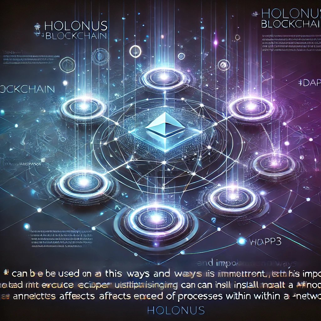 ➡️ #Holonus #blockchain👨‍💻 can be used in many ways &amp; implementation on the platform🔮 ensures efficient use of resources, which is important for each participant using the network can install a #node affects the speed of processes within the📡network
#HLN #blockchain #DApps #web3
