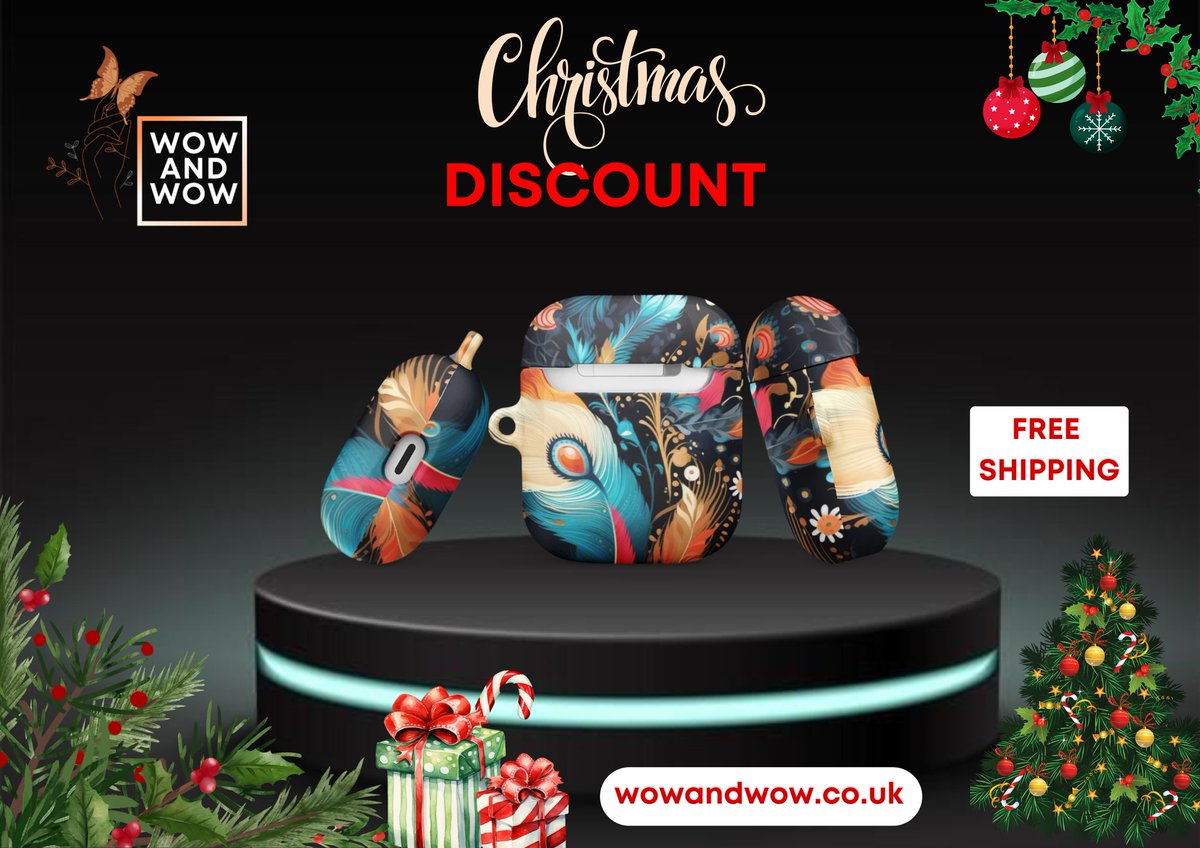Wowandwow44's tweet image. 🎁 Enjoy FREE SHIPPING on all orders!
🎄 Don't miss out – it's time to gift yourself or your loved ones something special.

Shop now at wowandwow.co.uk/en-gbp/product… and make this Christmas truly WOW! 🎅🎁

#ChristmasDiscount #HolidayDeals #StylishCases #giftseason #ChristmasSale 🎄