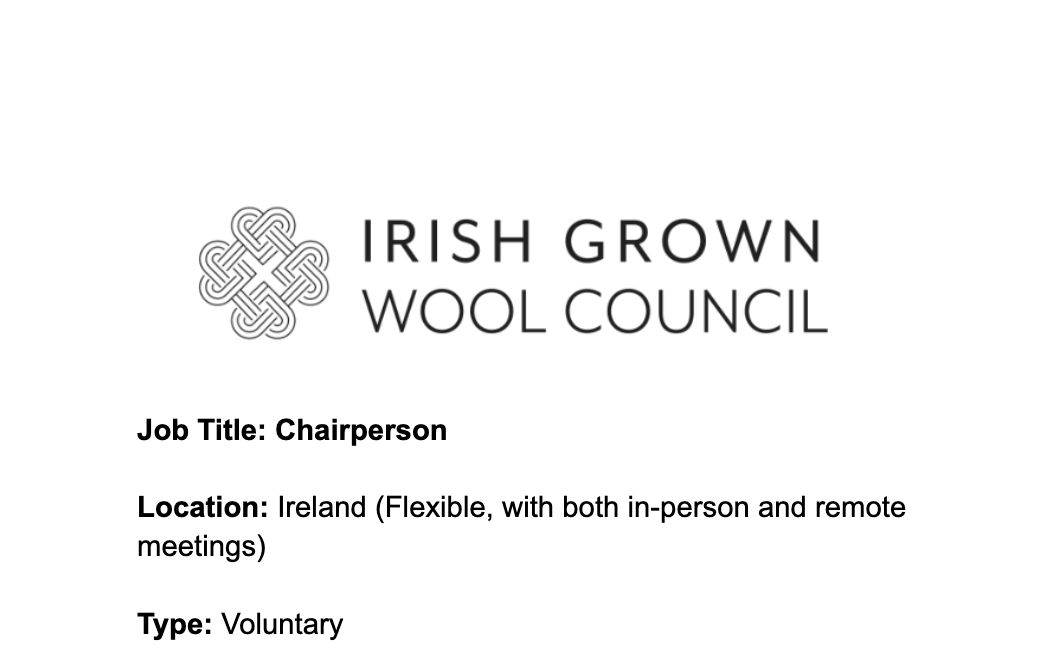 Irish Grown Wool Council tweet media