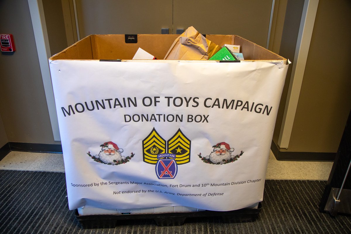 Our division Command. Sgt. Maj. Brett Johnson led the Mountain of Toys Ruck that allowed for our NCO’s to give back to the community while dressed for the occasion! #ClimbtoGlory #GivingTuesday2024