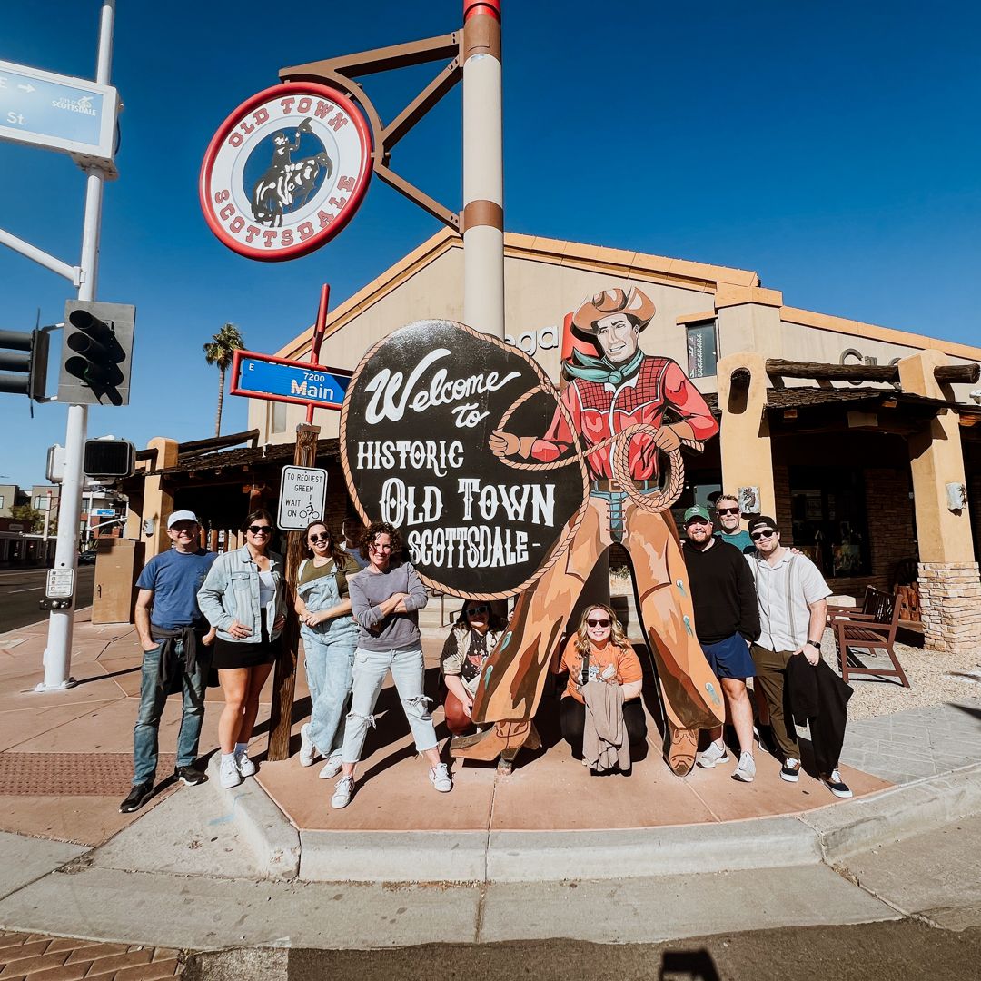 The West Most Westernest Town. We brought the whole crew together for some fun in Scottsdale recently, including a history-filled food tour. Thank you, @arizonafoodtours for showing us a great time.

#OurTeam #TeamBuilder #CriterionB #MultifamilyBranding #AgencyLife #Multifamily