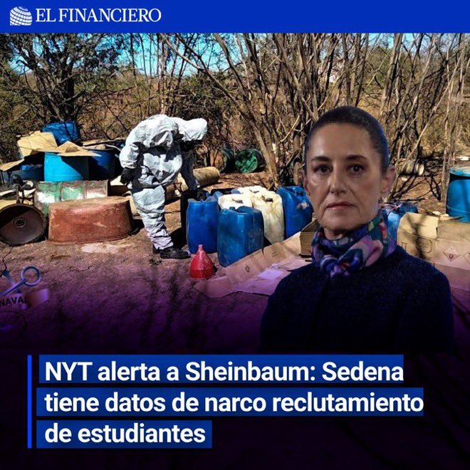 mario_dico50's tweet photo. SOPAS ! El NYT le responde a Sheinbaum ! Se ve que a la presidenta le ocultan información o cada día se pierde más en su imitación de AMLO https://t.co/IKpPNqOKek