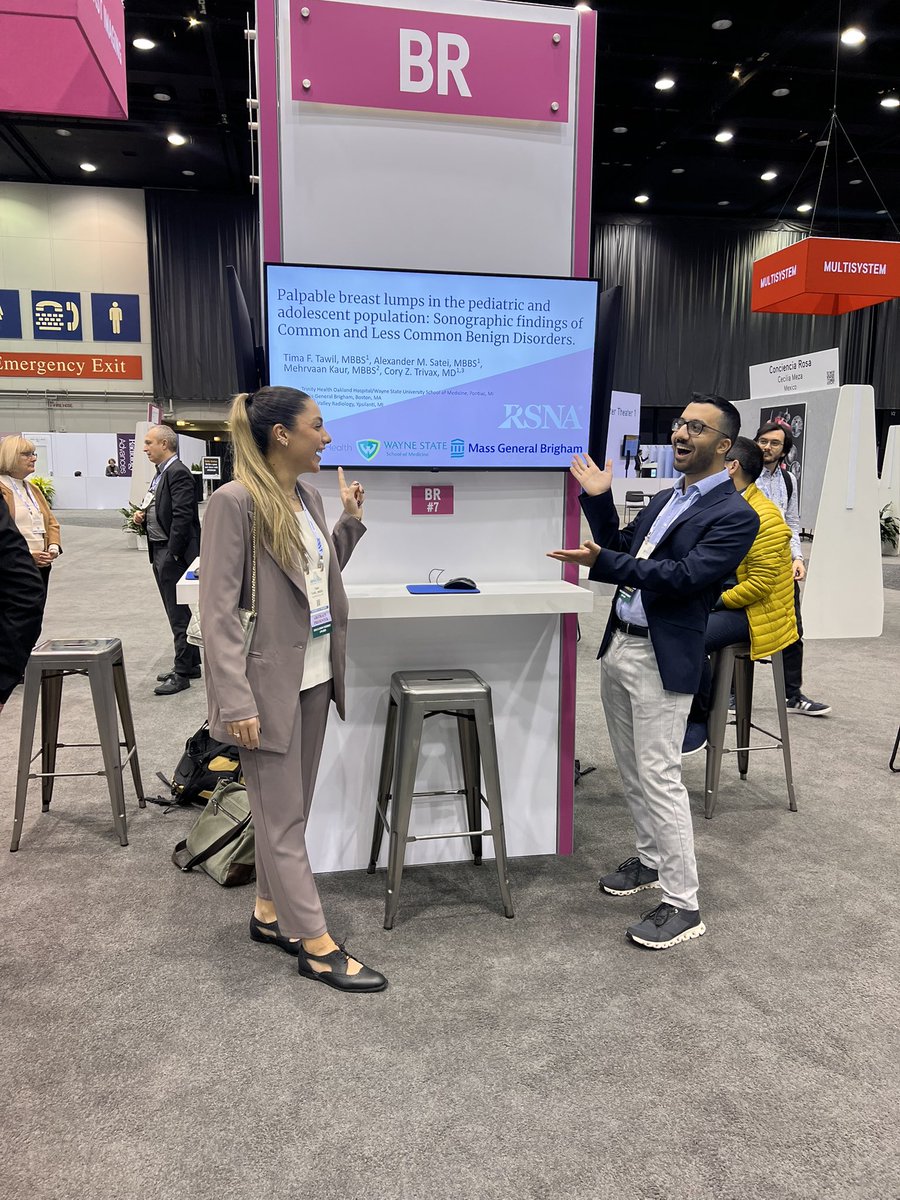 amsatei's tweet photo. Over the moon about our educational exhibit winning a Certificate of Merit this year at #RSNA2024! Proud to share this moment with one of my amazing co-residents! @TrinityHealthMI @waynestate https://t.co/RiJF3EdXoy
