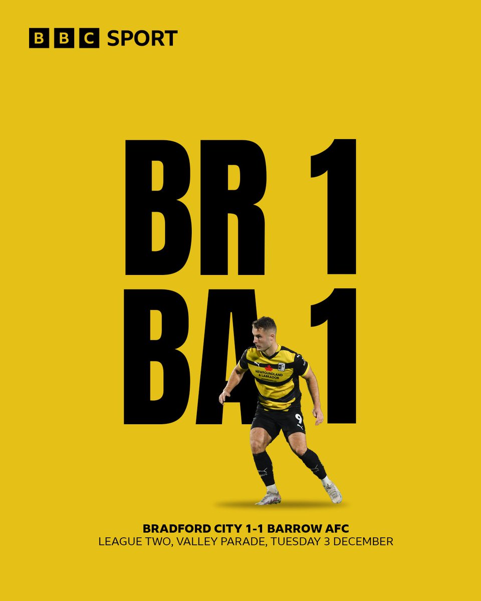 bbccumbriasport's tweet image. Points shared on the road.

#bbcfootball #barrowafc #batc