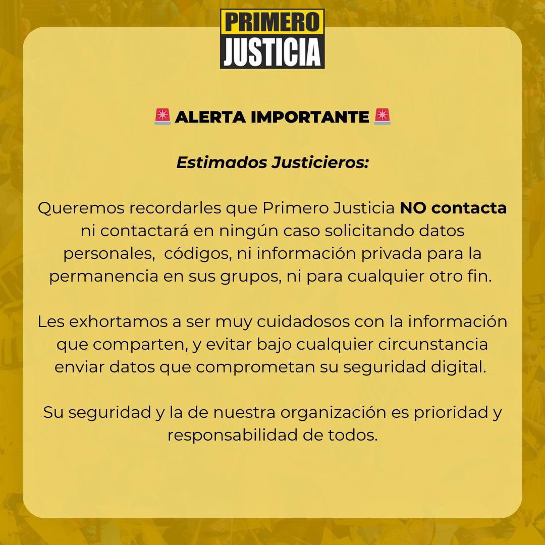 🚨 A nuestros compañeros de partido y a la comunidad en general. Pilas, no se dejen engañar, ni estafar. 👇🏽