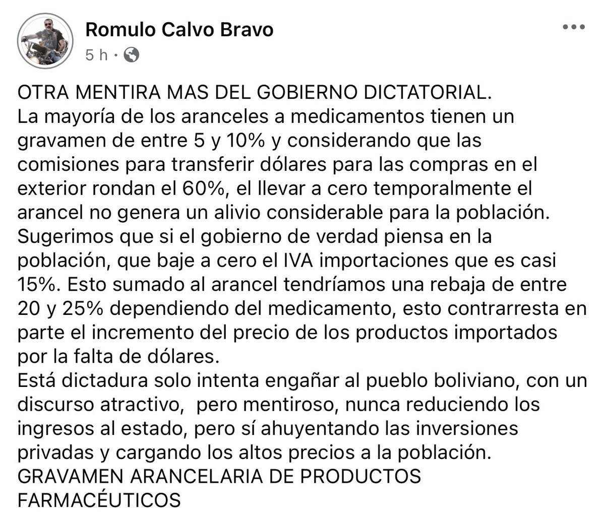 Rómulo Calvo Bravo tweet media