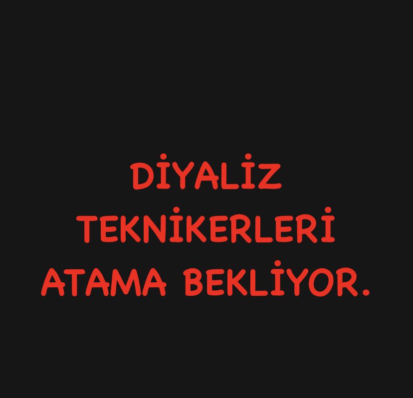 ahmetesmer2121's tweet photo. Sahadaki diyaliz teknikerlerinin de dönüşleri ve artan diyaliz hasta sayıları üzerine diyaliz teknikerlerine olan ihtiyaç fazlasıyla açıktır.Diyaliz yönetmeliği uygulanmalı ve diyaliz ünitelerine diyaliz teknikeri istihdamı sağlanmalıdır.📣
#DiyalizYönetmeliğiUnutuldu https://t.co/GmpqcZCsIL