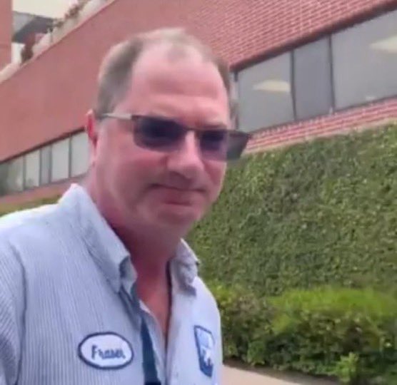 StopArabHate's tweet photo. 🚨 “F*ck the Palestinians. They’re f*cking terrorists”

- Steven Fraser, employee at @UCLA Facilities Management https://t.co/rNRI3VigYs