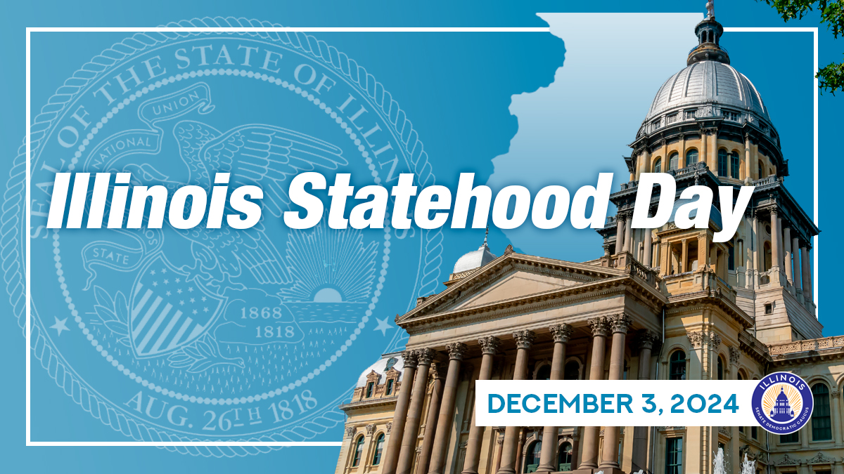 Let your flags fly! Today we celebrate Illinois Statehood Day recognizing our great state as 206 years old!