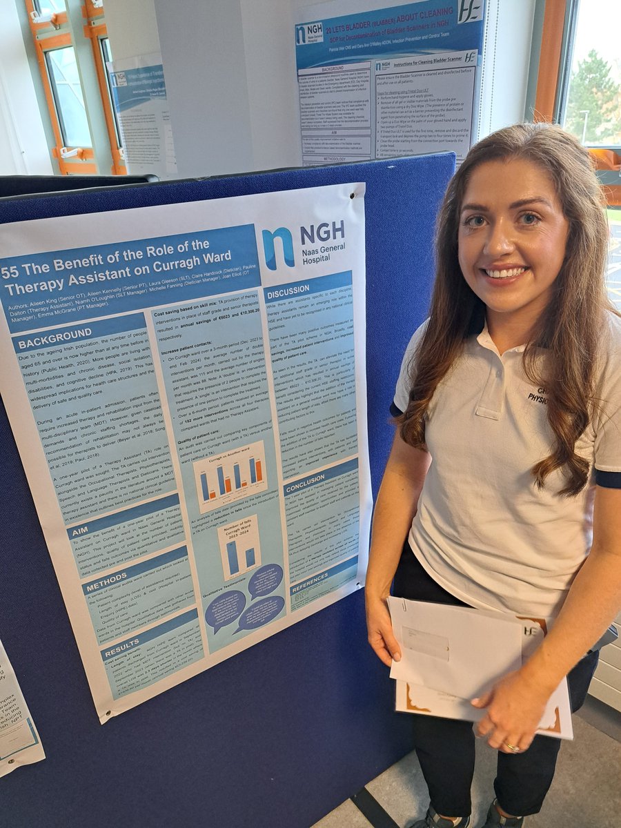 A record 60 entries were received by the #NaasGeneralHospital NGH Annual Quality Improvement, Audit and Research Day competition.  One of the judges said “The standard was absolutely incredible - it made my job very difficult!”  Five winners prevailed at prize giving event today