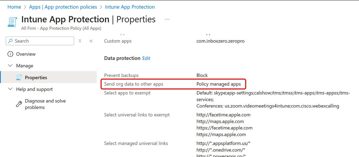#Outlook #iOS app has started to redact screenshots if you have an App Protection Policy in place. An <a href="/MSIntune/">Microsoft Intune</a> feature that Android has long supported is now getting turned on without much warning, and per app - so some apps have it and others don't (yet) c7solutions.com/2024/12/blocki…