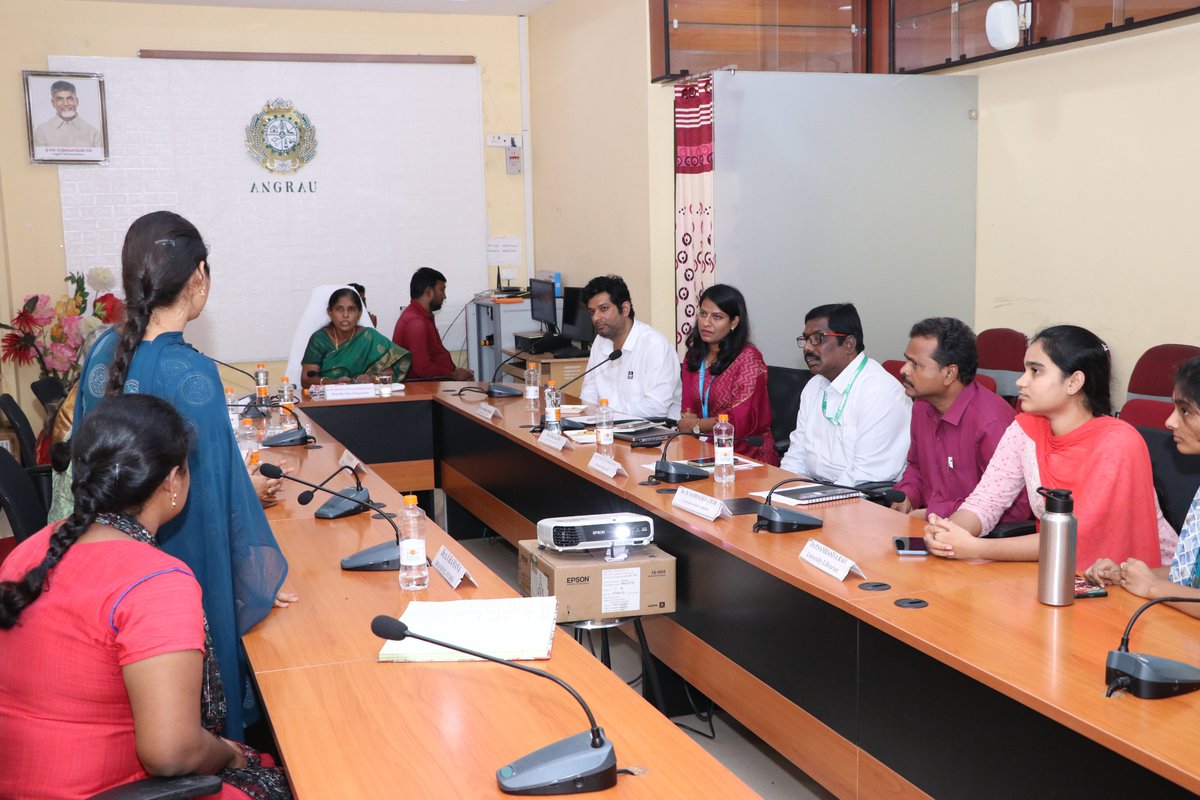 ANGRAU signed MoU with YARA International in the presence of Hon'ble Vice-Chancellor Dr. R. Sarada Jayalakshmi Devi and University Officers on 03-12-2024 at Admin Office Lam, Guntur.