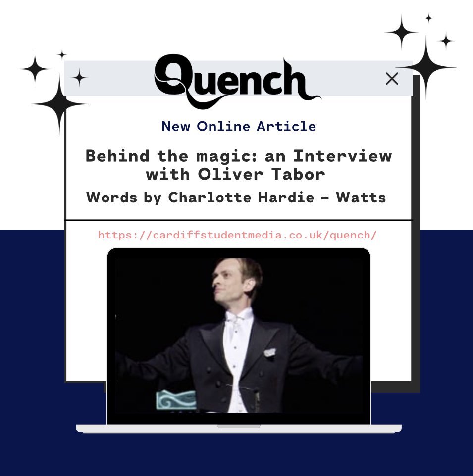 ⭐️New Online Article - Culture ⭐️

Charlotte interviews esteemed magician Oliver Tabor about creating his performances, his go-to magic trick and more! 🪄

Click the link below to read ⬇️

cardiffstudentmedia.co.uk/quench/culture…

#CardiffUni #QuenchMag #NewArticle
