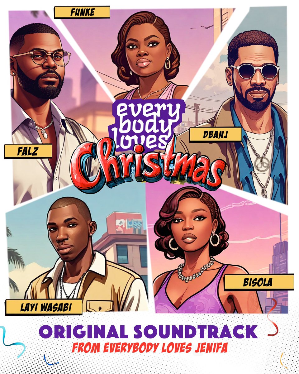 What is the loudest sound you hear during Christmas….BANGA💥💥

“Everybody Loves Christmas” Official Video and Audio out now on all streaming Platforms 💥Performed by Yours Truly, Banga and the entire wonderful cast of #Everybodylovesjenifa <a href="/funkeakindele/">Funke Akindele</a>
