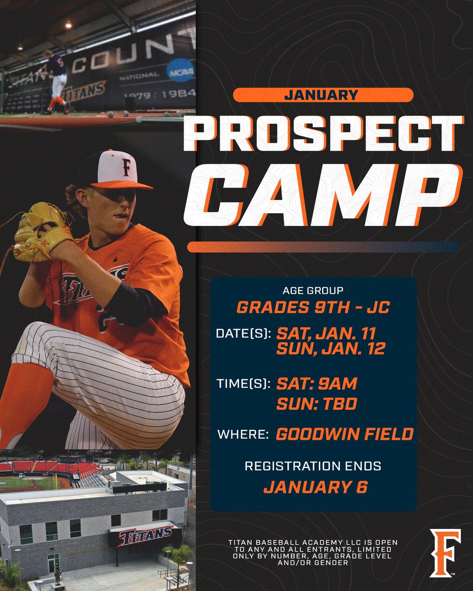 We've got more camps coming up in December and January!

Register now for our holiday youth camp and January prospect camp now 👇

info.collegebaseballcamps.com/csf-baseball/

#TusksUp