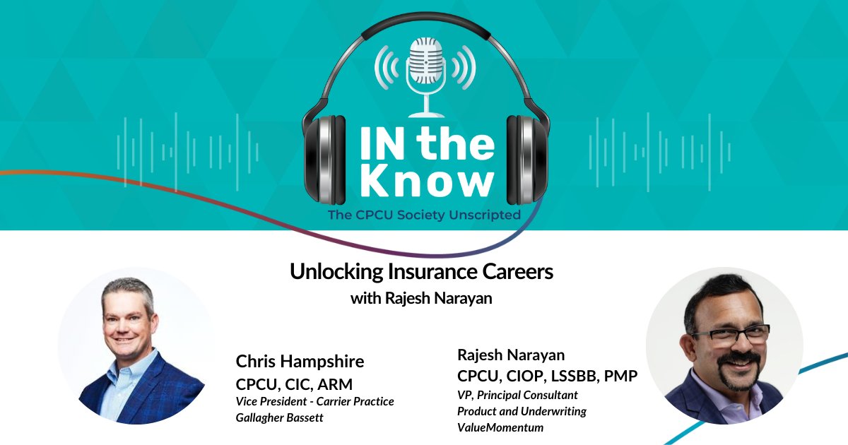 For <a href="/Rnarayan/">Rnarayan</a>, CPCU Society has been a game-changer—not just in terms of skills, but in building a network that propelled his career. On this week’s episode of #INtheKnow, Rajesh shares his insights with @CJHampshire. 
cpcusociety.libsyn.com/unlocking-insu…