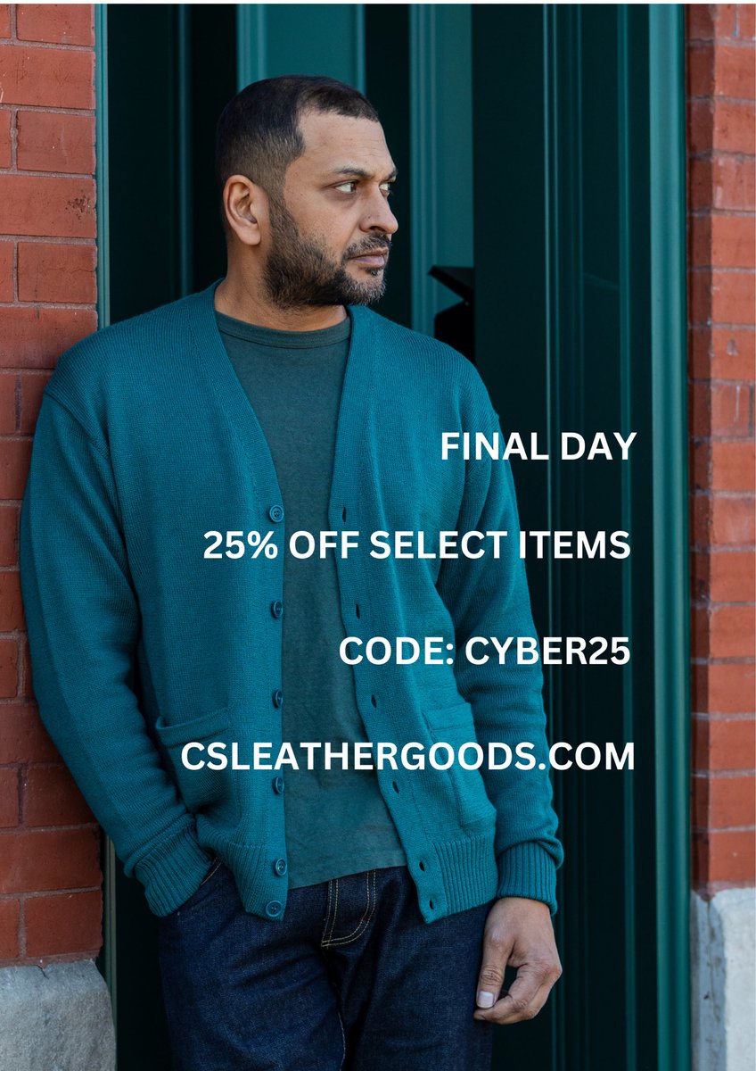 csoutpoststl's tweet image. It’s the final day of our online sales event. Use code CYBER25 to get 25% off select items. All orders over $80 ship for free. The sale ends at 11:59 p.m. CST. #tistheseason🎄🎄🎄 #holidayshopping #shoplocal #shopsmall #stlboutique #supportsmallbusiness 

bit.ly/shopcsoutpost