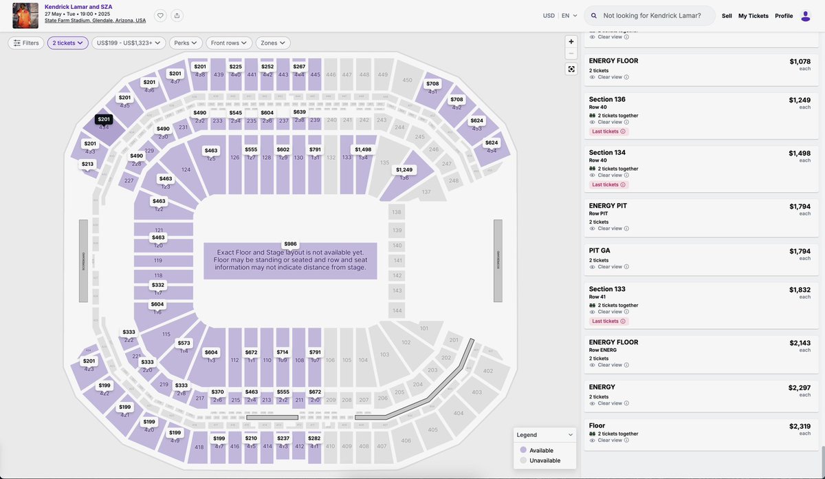 SenAnaliseOrtiz's tweet image. Concerned to see resellers&amp;amp;scalpers selling speculative tickets before they have even gone on sale to the public. This directly violates Arizona’s ban on this deceptive practice—the ban we passed under HB2194. Why is @StubHub allowing these listings in violation of state law?