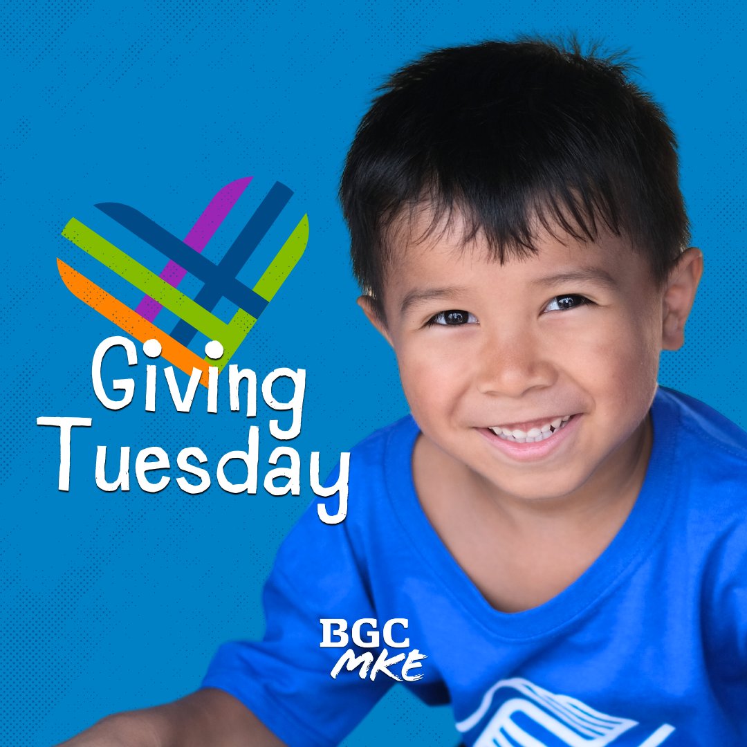 'Tis the season for giving! ✨

This #GivingTuesday, your support for the Clubs can help make an impact in the lives of Milwaukee's youth. Together, we can continue to do whatever it takes to build great futures.

Visit bgcmilwaukee.org/donate to make a difference!
